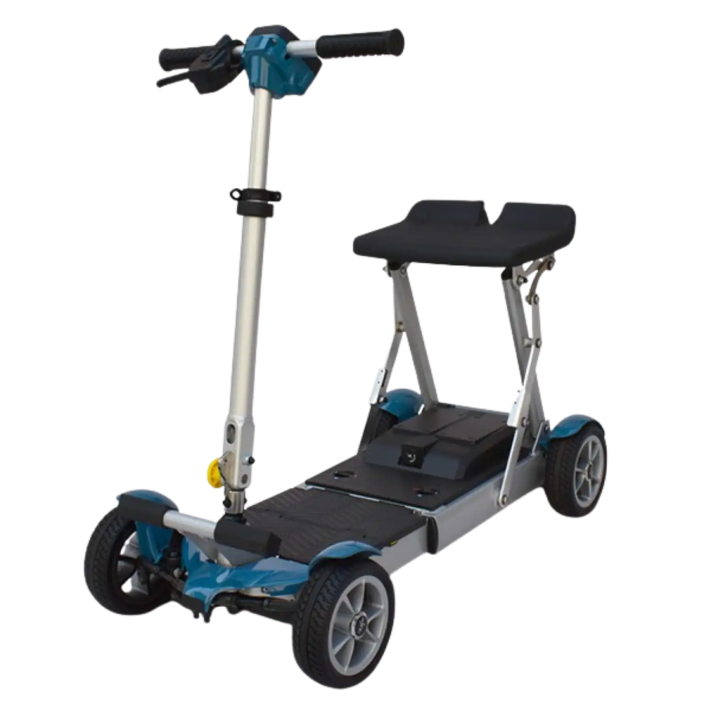 EV Rider Gypsy Q2 Folding Scooter 46 pounds Blue New