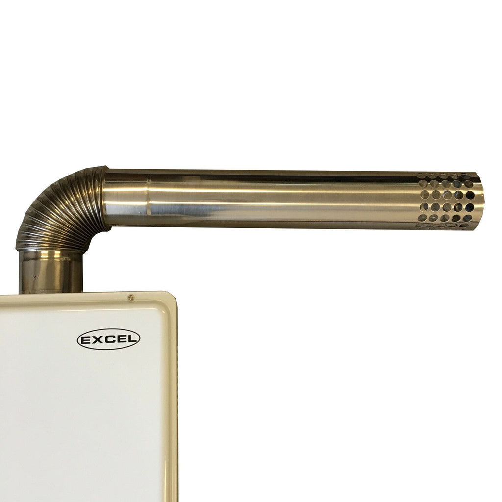 Excel 10009 Pro 6.6 GPM Liquid Propane LP Tankless Water Heater Whole House with Flue Kit New