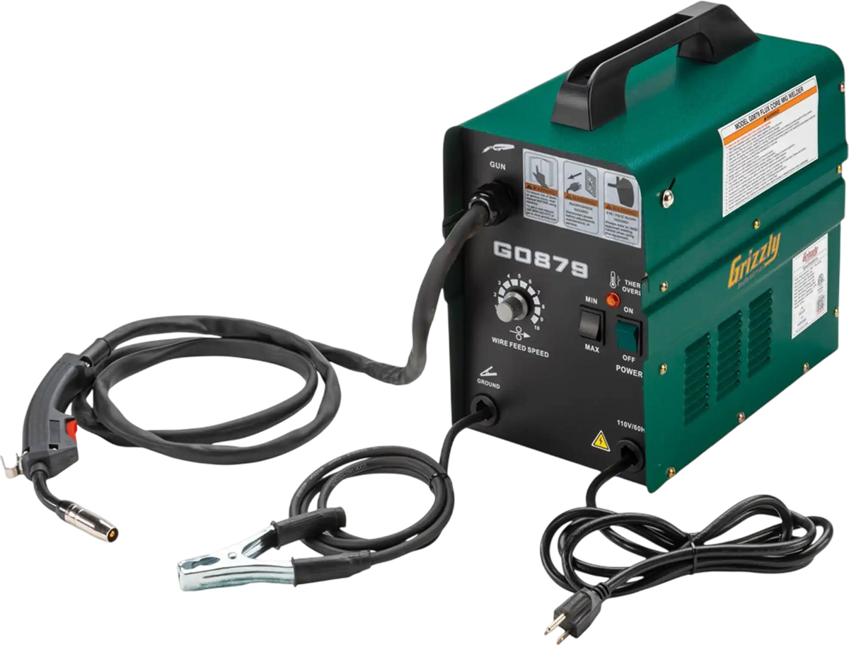 Grizzly G0879 Flux-Cored Wire Feed Welder New