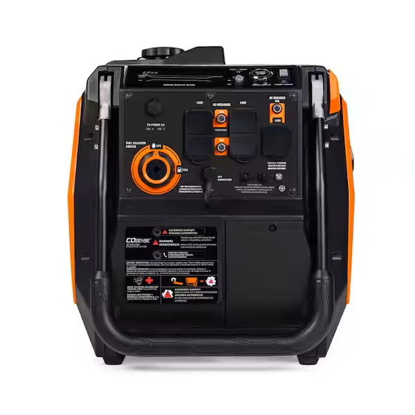 Generac iQ3600 DF 8151 2800W/3600W Generator Dual Fuel Gas Propane Inverter COSense Electric Start RFB