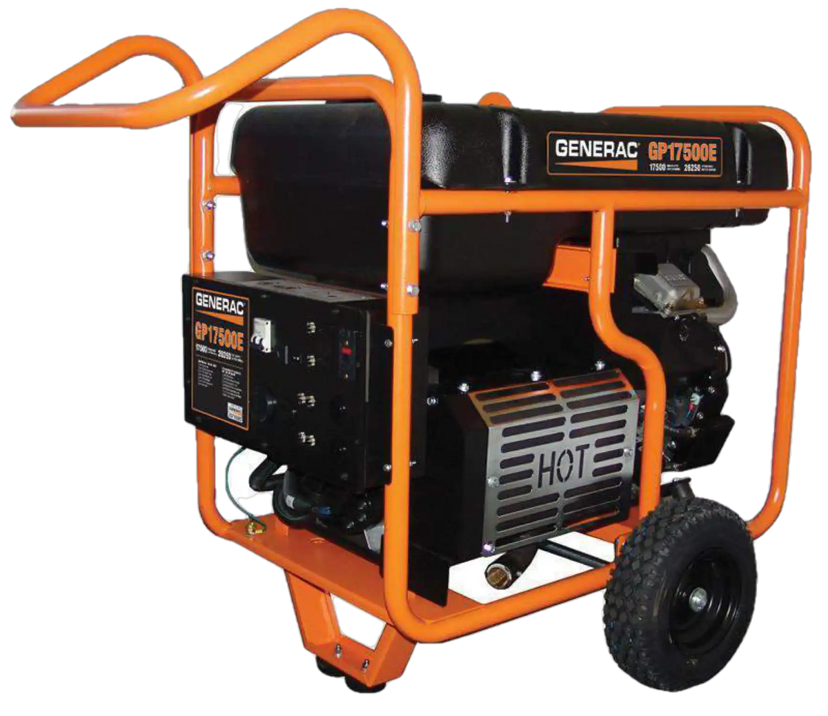 Generac GP17500E 17500W/26250W Gas Generator Electric Start Scratch and Dent