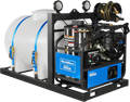 MechMaxx HPW40KBT Pressure Washer 4000 PSI 4 GPM KOHLER Electric Start Hot Water Skid Mounted with 245 Gal Tank New