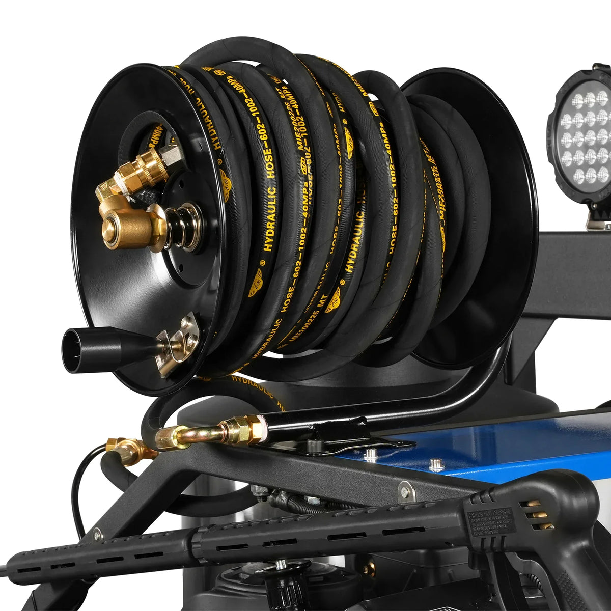 MechMaxx HPW40KT Pressure Washer 4000 PSI 4 GPM KOHLER Electric Start Engine Hot Water Skid Mounted with 175 Gal Tank New