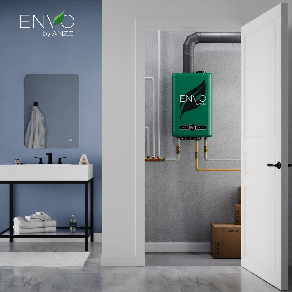 Anzzi Envo Tankless Water Heater Indoor Propane Gas 8.3 GPM 199,000 BTU 120V New