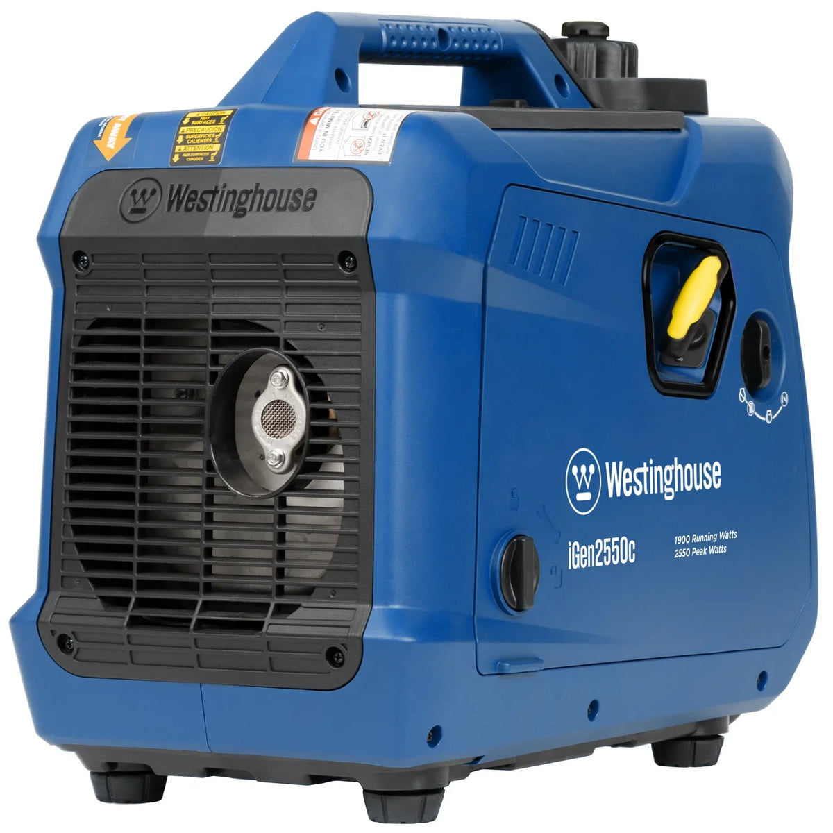 Westinghouse iGen2550c Inverter Generator 1900W/2550W 30 Amp Recoil Start Gas with CO Sensor New