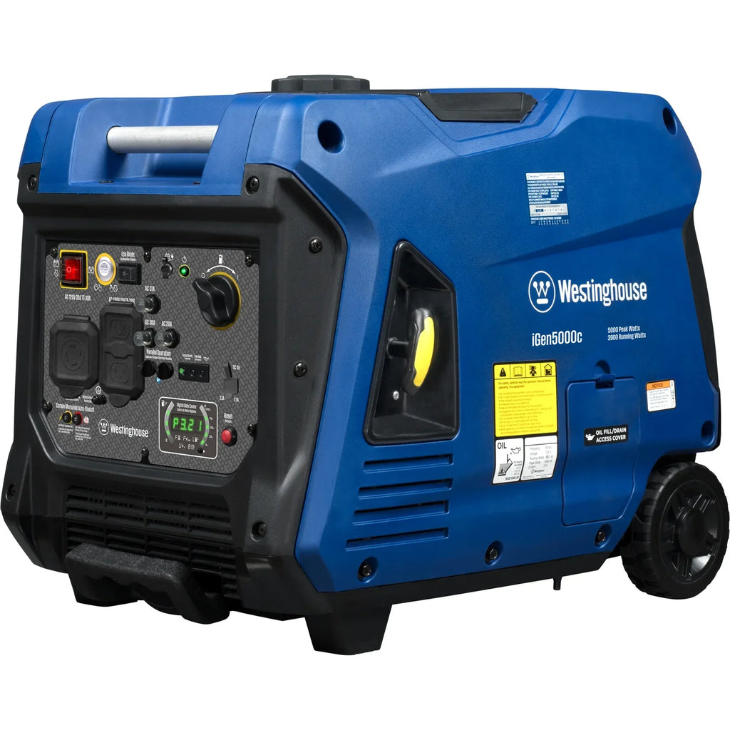 Westinghouse iGen5000c 3900W/5000W Generator Gas 30 Amp Inverter with CO Sensor Remote Start New