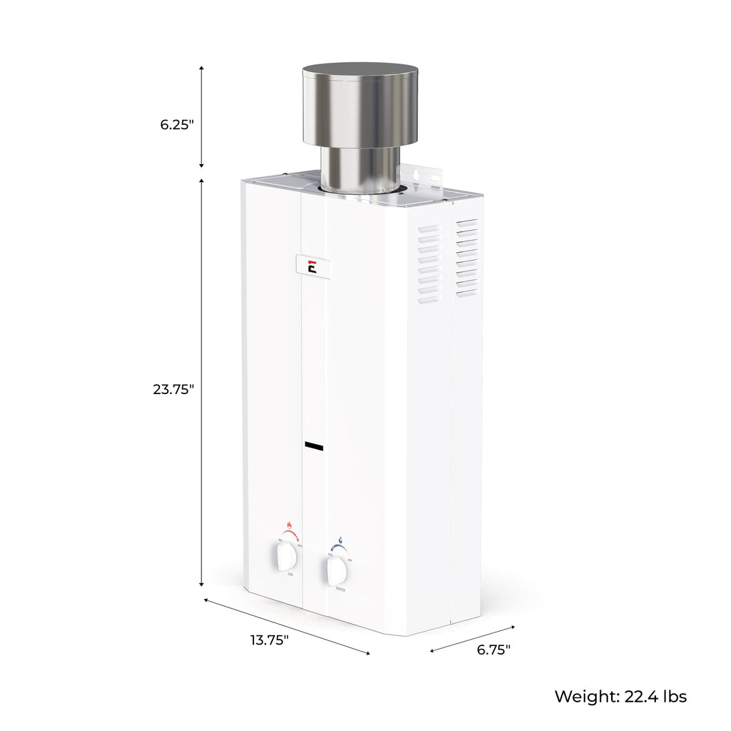 Eccotemp L10 Portable Tankless Water Heater Liquid Propane 3 GPM Outdoor Open Box