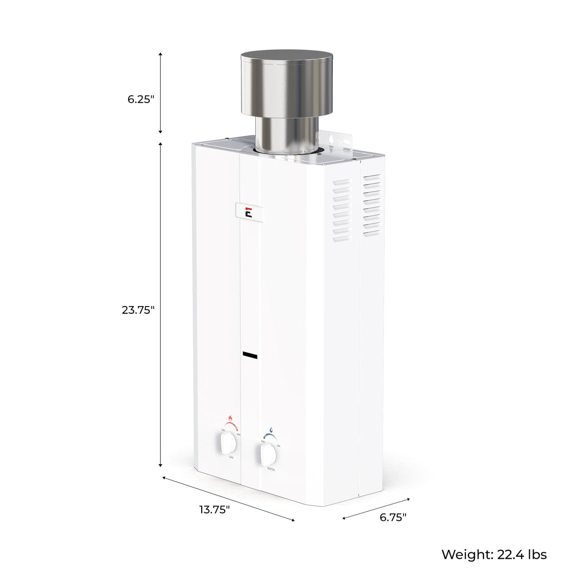 Eccotemp L10 Portable Tankless Water Heater Liquid Propane 3 GPM Outdoor Open Box