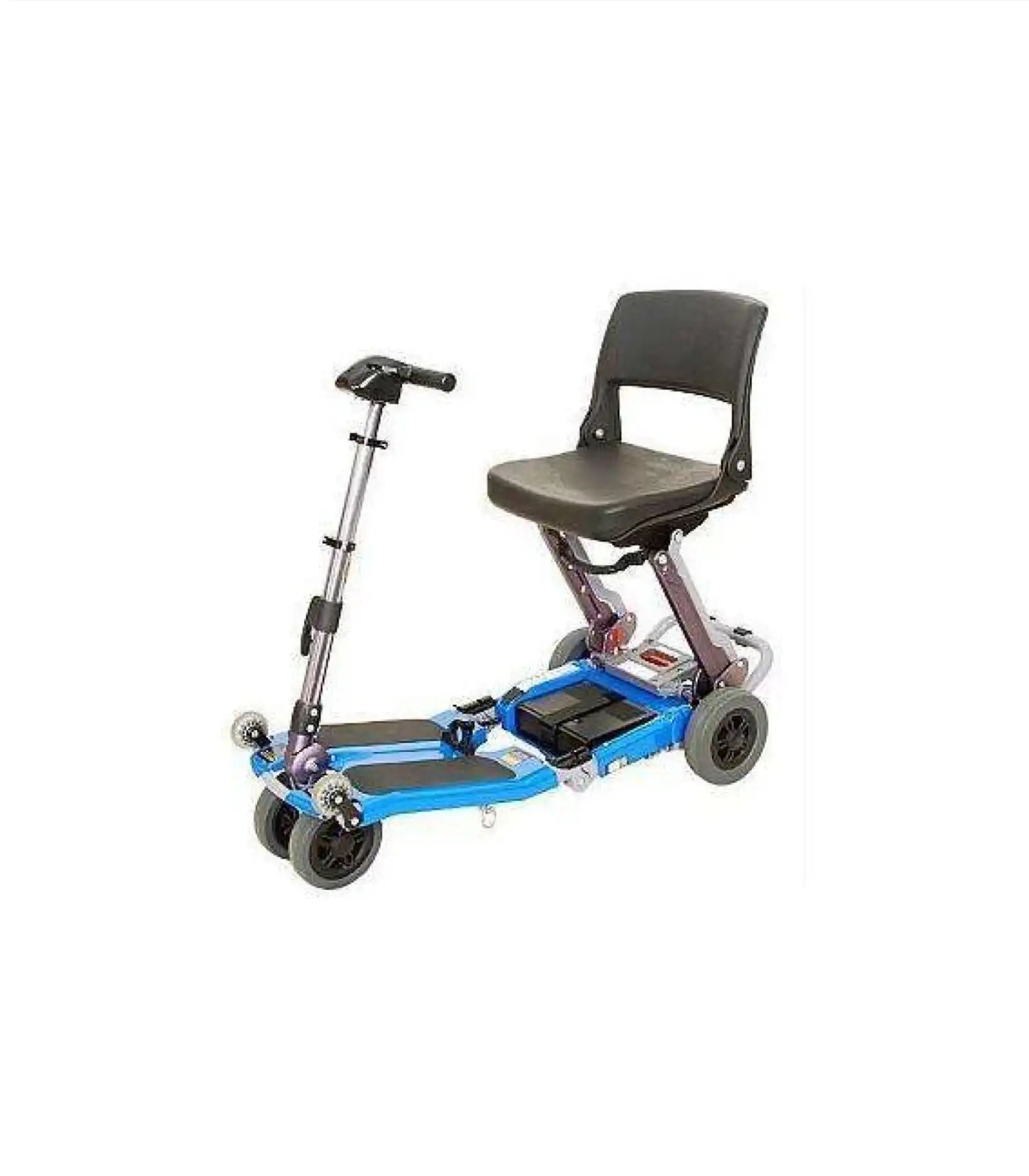 Freerider Luggie Standard Folding Travel Scooter Blue Open Box