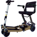 Freerider Luggie Standard Folding Travel Scooter Champagne Open Box