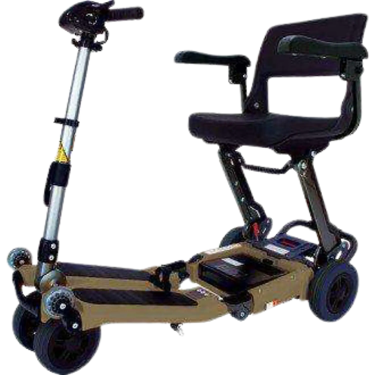 Freerider Luggie Standard Folding Travel Scooter Champagne Open Box