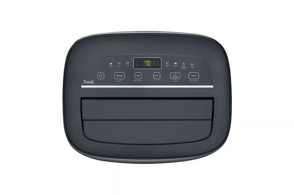 LG 8,000 BTU Portable 3-In-1 Air Conditioner and Dehumidifier Covers 350 sq. ft. LCD Remote Control Wi-Fi Smart App Manufacturer RFB