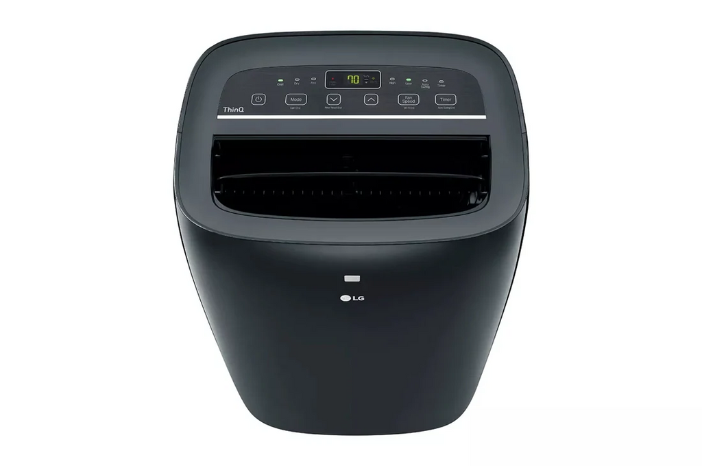LG 8,000 BTU Portable 3-In-1 Air Conditioner and Dehumidifier Covers 350 sq. ft. LCD Remote Control Wi-Fi Smart App Manufacturer RFB