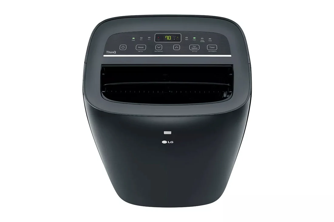 LG 8,000 BTU Portable 3-In-1 Air Conditioner and Dehumidifier Covers 350 sq. ft. LCD Remote Control Wi-Fi Smart App Manufacturer RFB