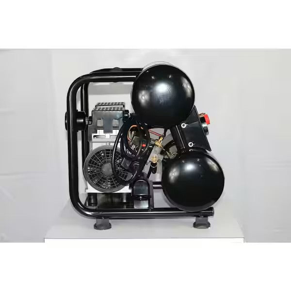 Mega Compressor MP-2004TO Electric Air Compressor 4 Gal. 2 HP 135 PSI Silent Oil-Free New
