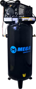 Mega Compressor Electric Air Compressor 60 Gal. Vertical 3 HP 135 PSI Single Stage MP-6060VUC New