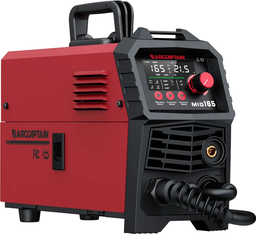 Arccaptain MIG165 Welder Multi-Process 165A Synergic 110/220V Portable New