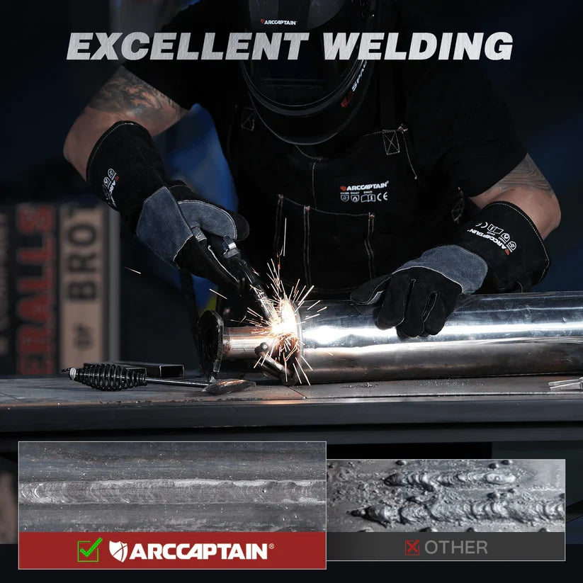 Arccaptain MIG165 Welder Multi-Process 165A Synergic 110/220V Portable New