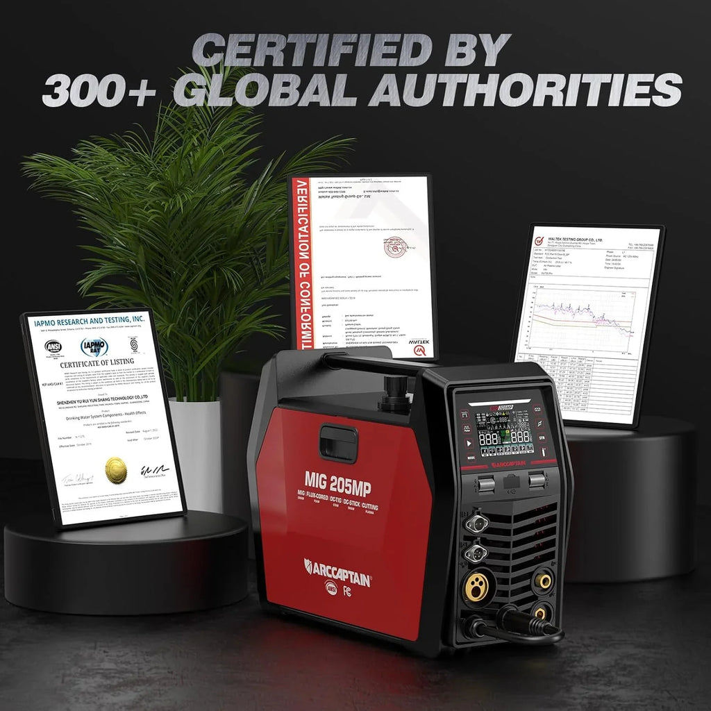 Arccaptain MIG205MP MIG Welder Plasma Cutter Combo with App Control 120V/240V New