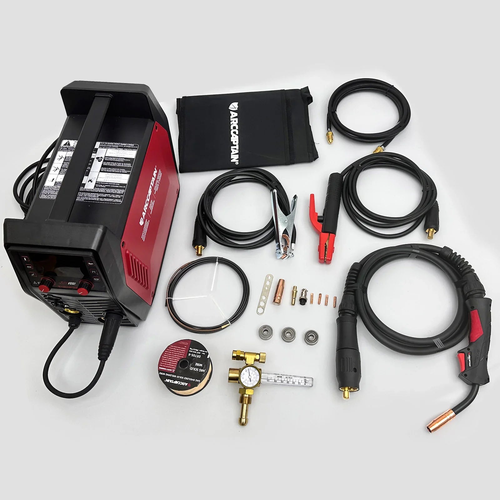 Arccaptain MIG205 Pro Gas Welder 6-in-1 Multi Process Machine App Control New