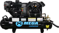 Mega Compressor MP-6510GBS Air Compressor Twin Tank 10 Gallon 6.5 HP 150 PSI Briggs & Stratton New