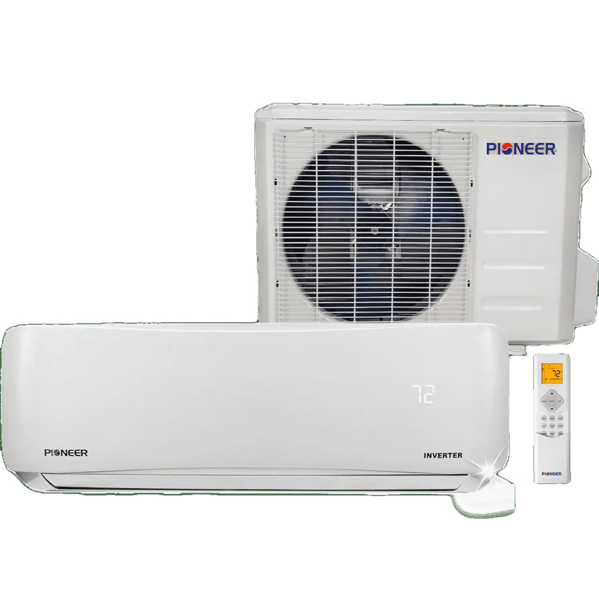 Pioneer WYS012AMFI19RL 12000 BTU 19.5 SEER 115V Ductless Mini-Split Air Conditioner Heat Pump System Full Set New