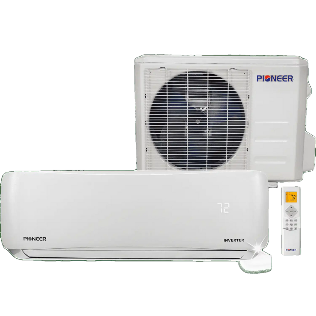 Pioneer WYS009AMFI19RL 9000 BTU 19.5 SEER 115V Ductless Mini-Split Air Conditioner Heat Pump System Full Set New