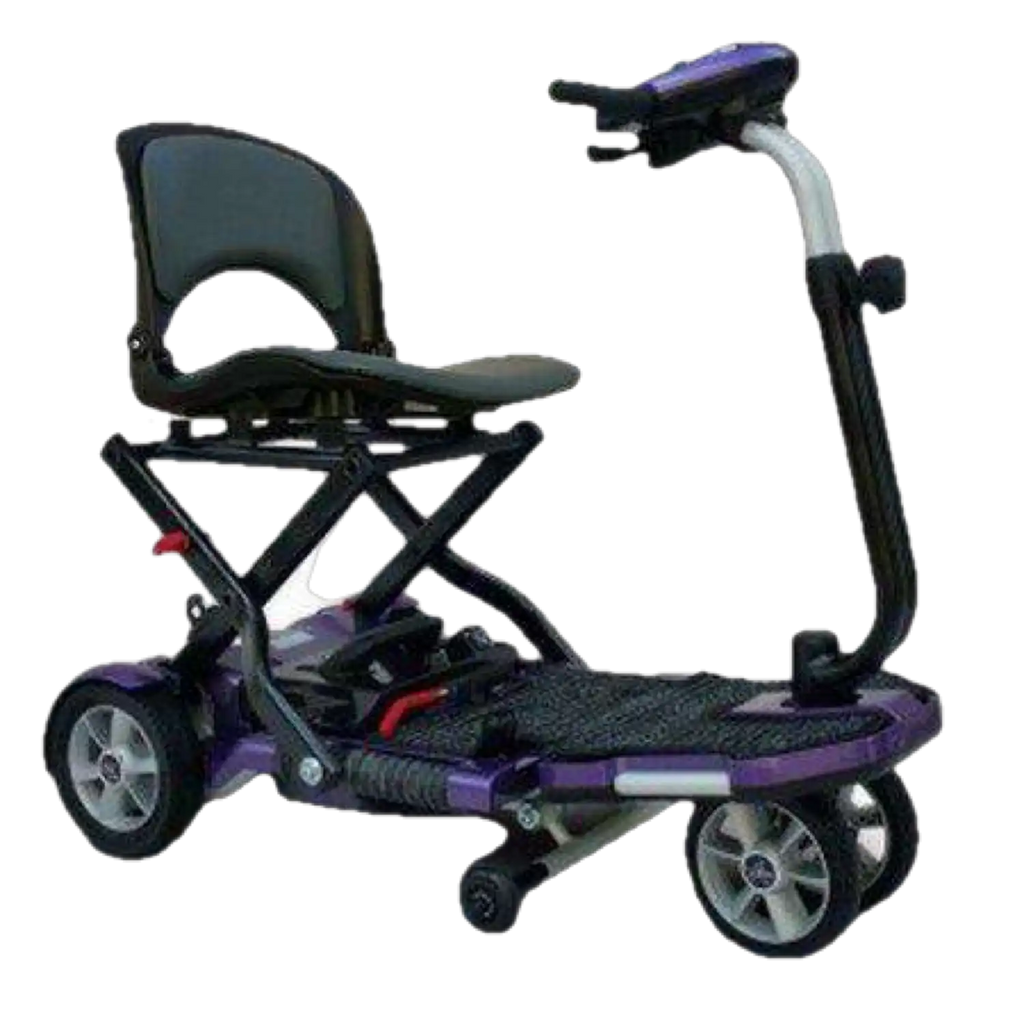 EV Rider Transport Plus Folding Scooter Plum Open Box