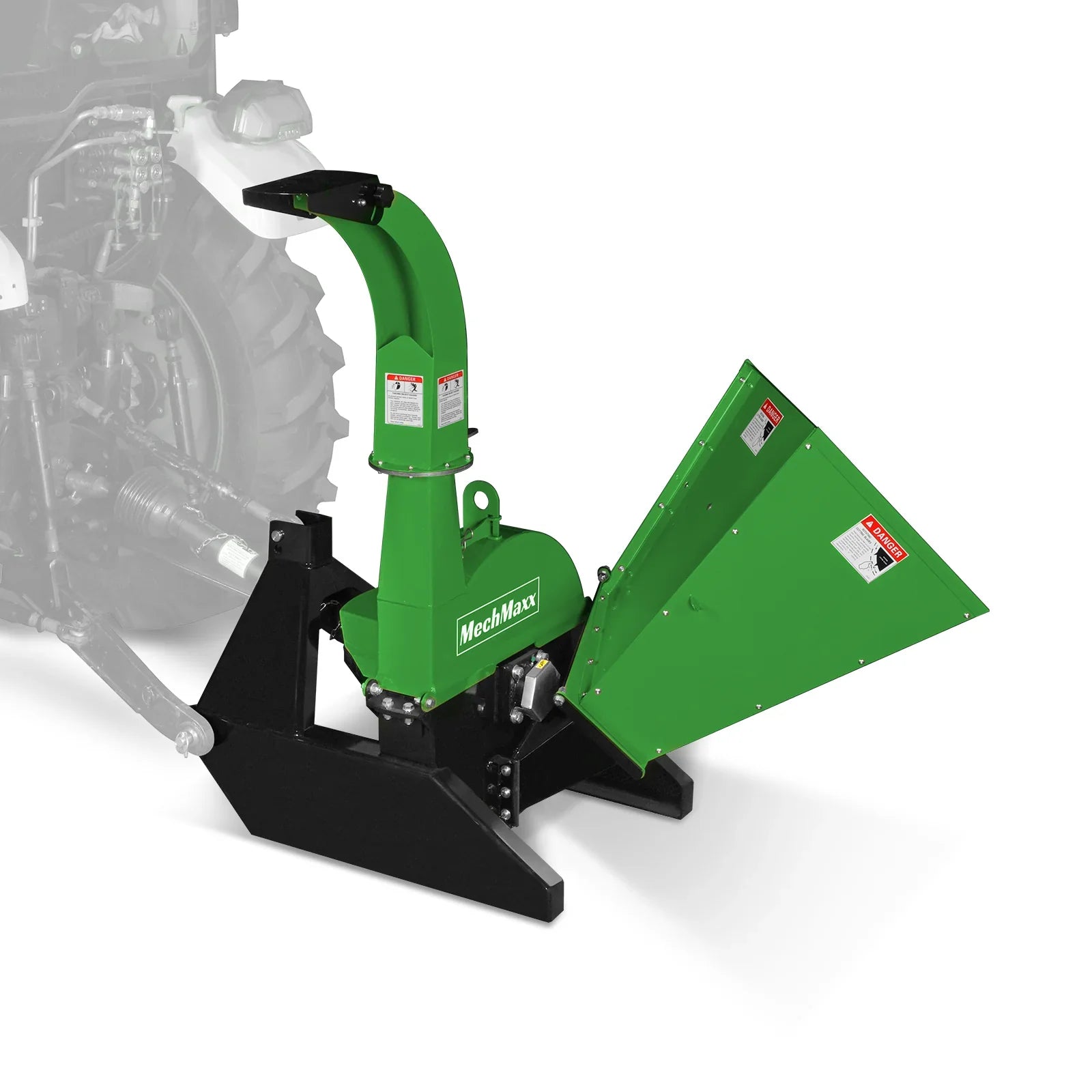 MechMaxx BX42S Wood Chipper 3 Point PTO Attachment for Tractors Up to 45HP PTO Shaft Included New