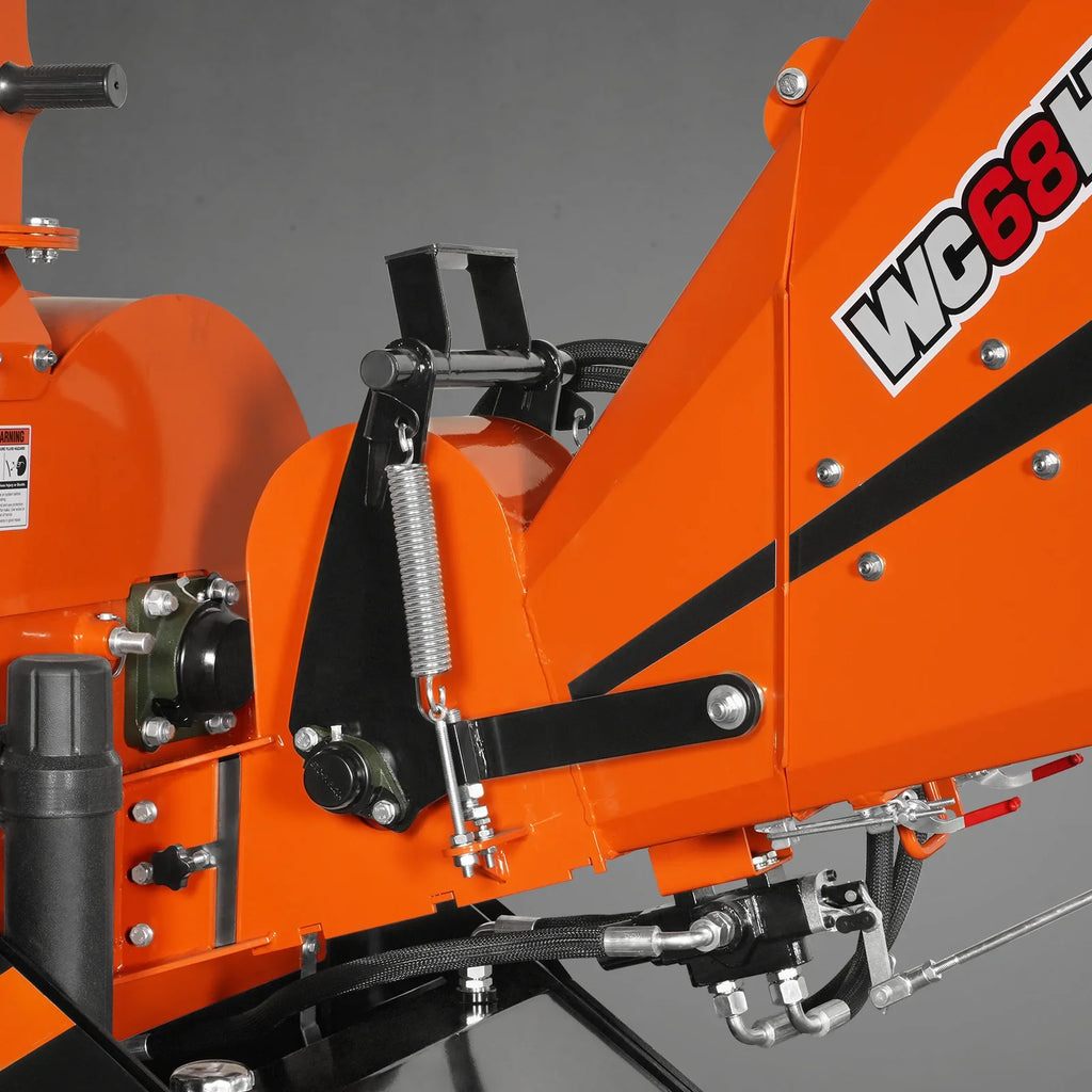 MechMaxx WC68H Wood Chipper 6" 3 Point Hydraulic Feeding PTO for 20-50HP Tractor New