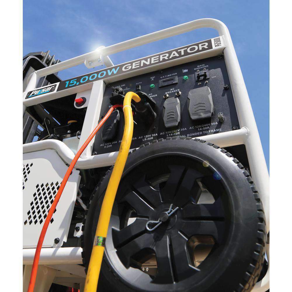 Pulsar PG15KVTWB 12000W/15000W Dual Fuel Electric Start Portable Generator New