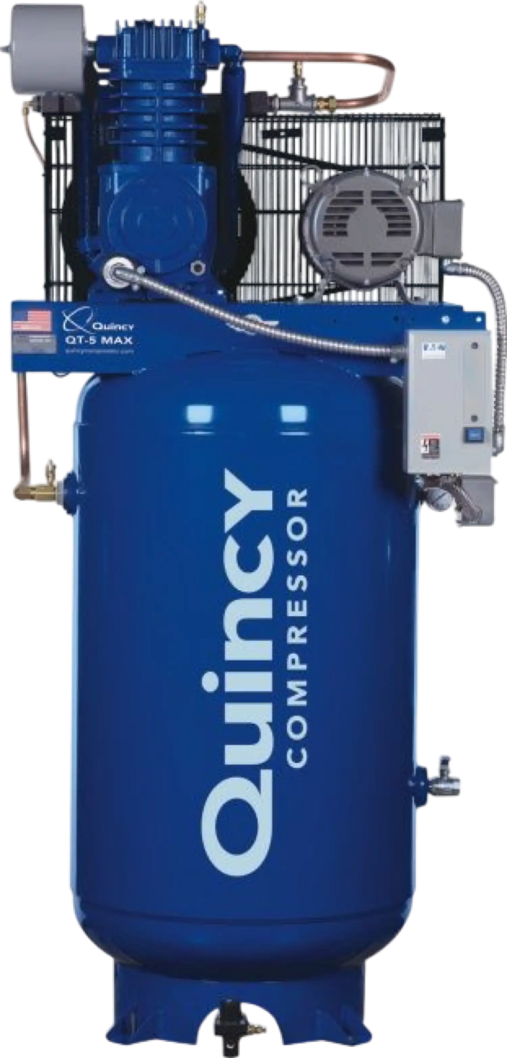 Quincy QT Max Air Compressor 5 HP 80 Gallon Two Stage 1-Phase 230V New
