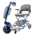 Tzora TZELITE  Elite Portable Compact Lightweight Folding Mobility Scooter Blue New