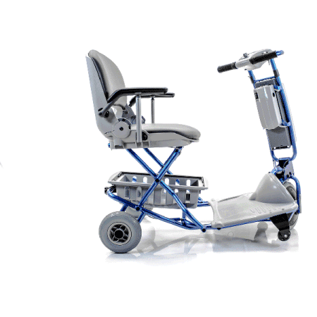 Tzora TZELITE  Elite Portable Compact Lightweight Folding Mobility Scooter Blue New