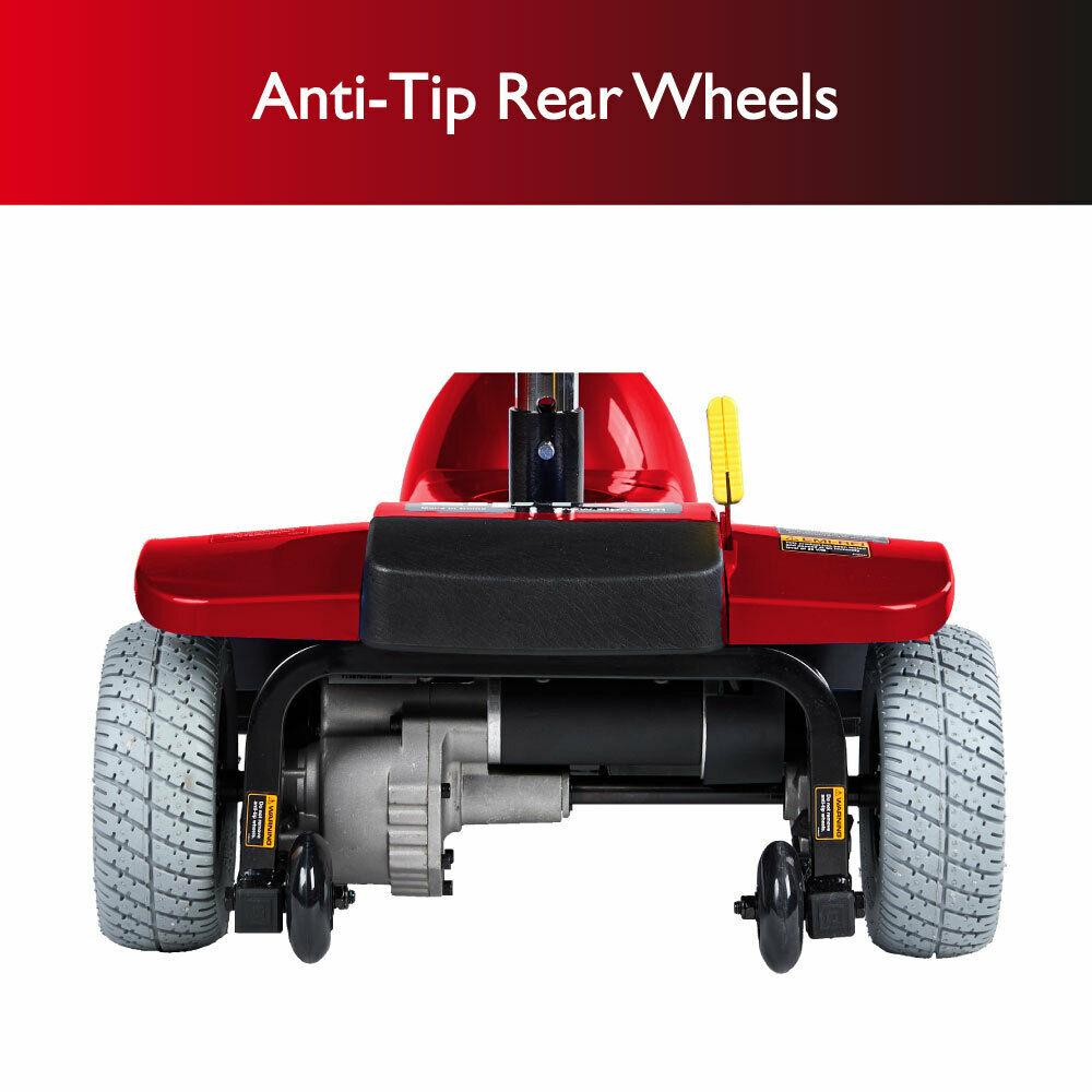 Zip'r 3 XTRA Mobility Scooter 3 Wheel 265 lbs. Capacity 24V 12 Miles 4.25MPH TSA Approved Red New