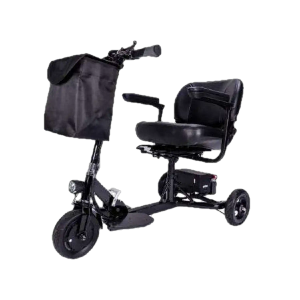 Glion Snapngo Foldable Lightweight Portable Mobility Travel Scooter 7 MPH Black New