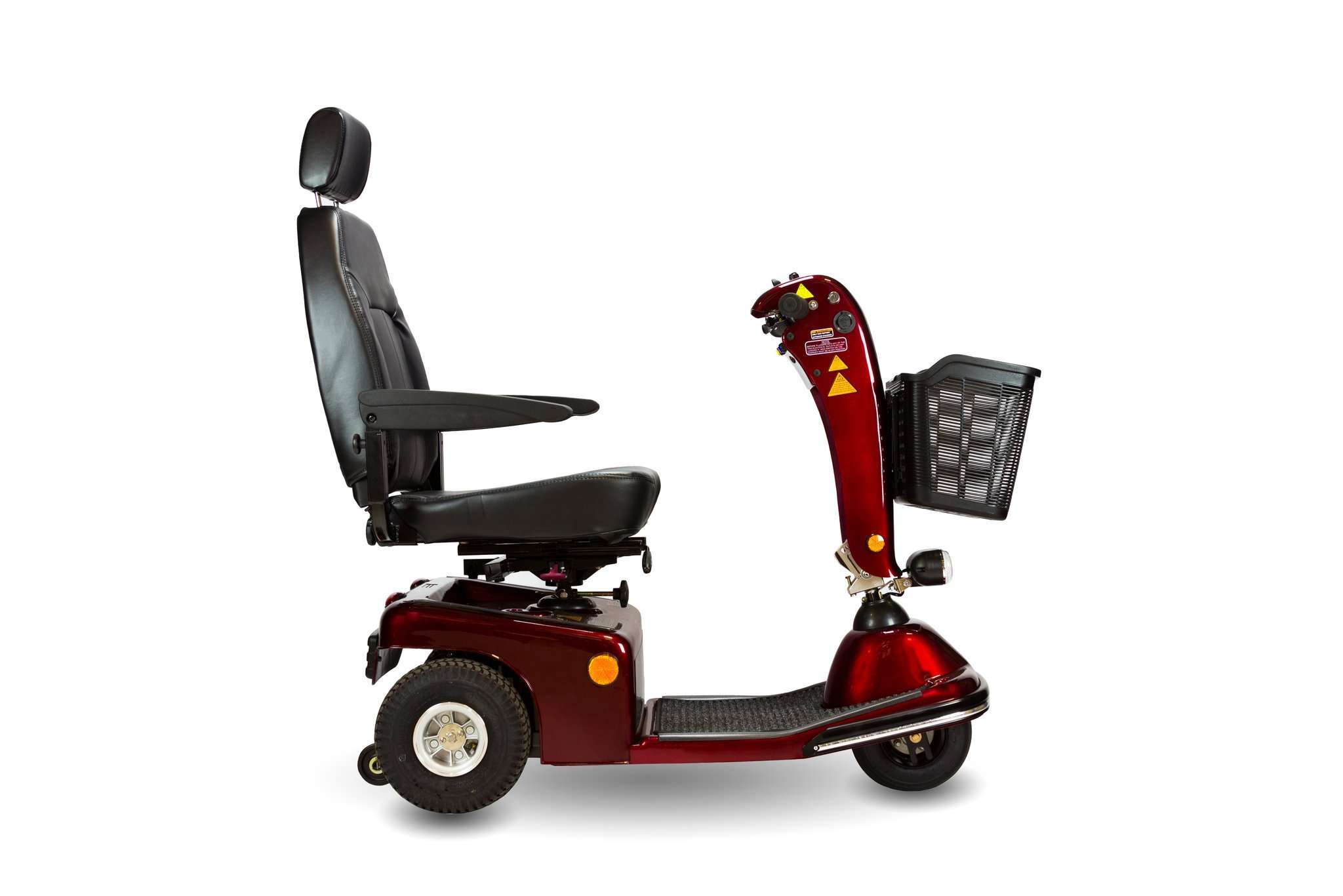 Shoprider 888B-3 Sunrunner 3 Wheel Mobility Scooter New Burgundy