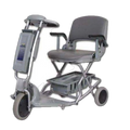 Tzora TZELITE  Elite Portable Compact Lightweight Folding Mobility Scooter Grey New