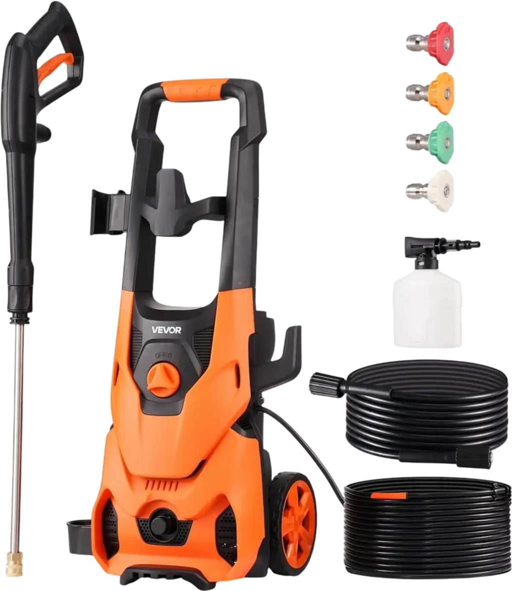Vevor Electric Pressure Washer 4200 PSI 2.8 GPM Foam Cannon Nozzles New