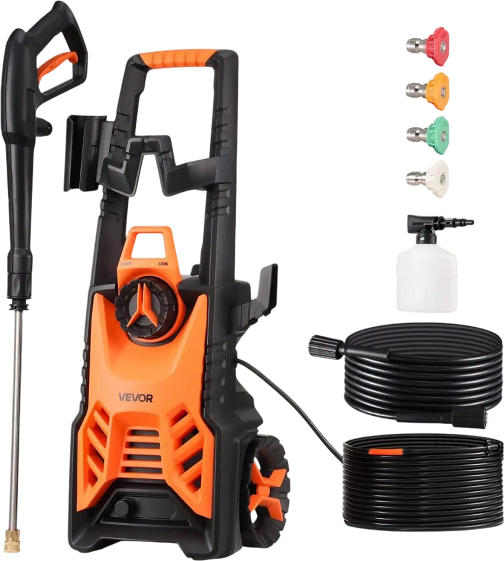 Vevor Electric Pressure Washer 4500 PSI 3.2 GPM w/ Foam Cannon New