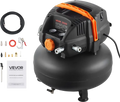 Vevor Air Compressor 6 Gallon 150 PSI Portable Pancake with 12-Piece Accessory Kit New