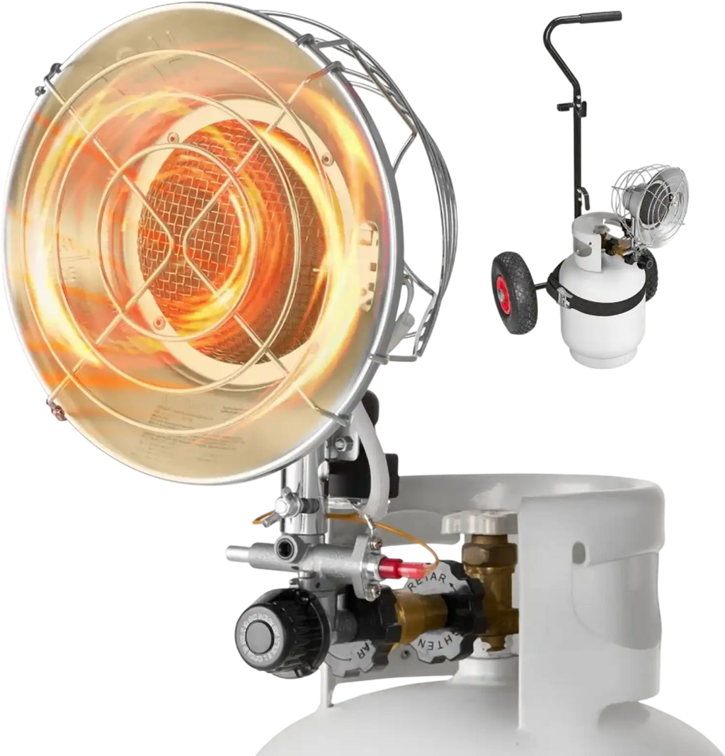 Vevor Propane Heater Portable Tank Top 15000 BTU Outdoor Infrared New