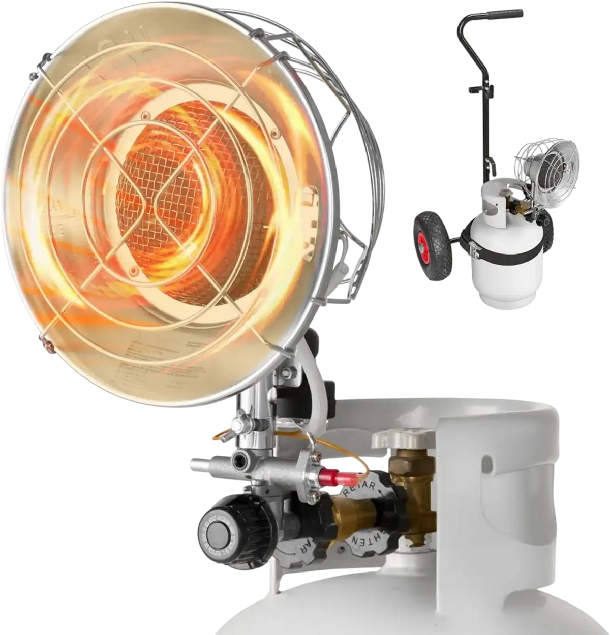 Vevor Propane Heater Portable Tank Top 15000 BTU Outdoor Infrared New