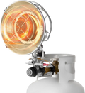 Vevor Propane Tank Top Heater 15,000 BTU Infrared Radiant Single Burner Round New