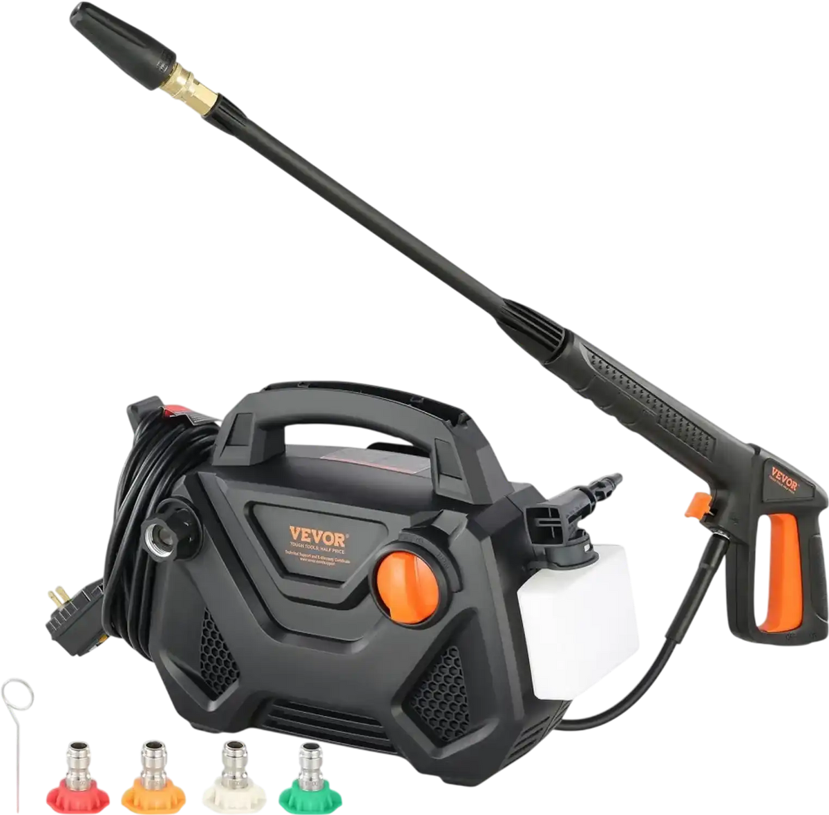 Vevor Pressure Washer 2150 PSI 1.85 GPM Electric Foam Cannon Portable Cleaner New