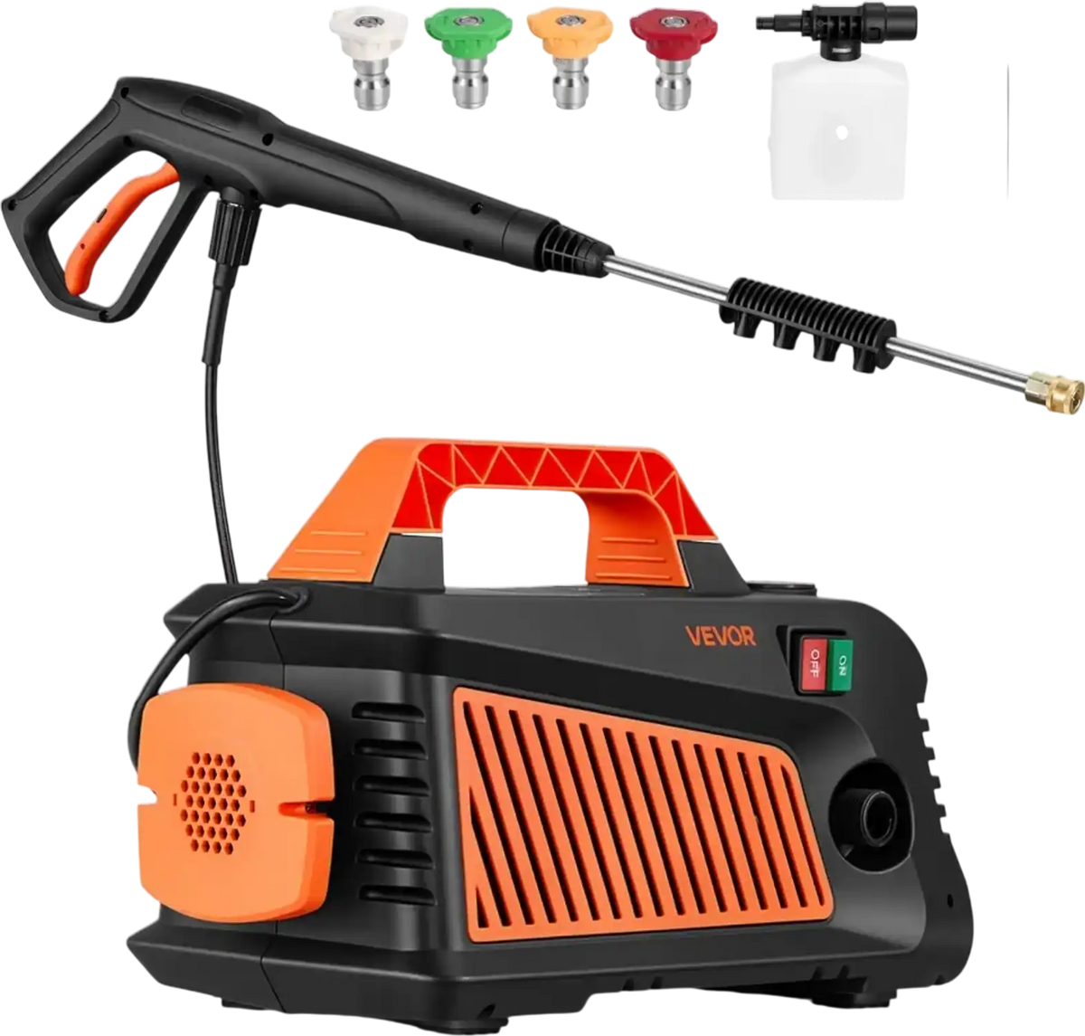 Vevor Electric Pressure Washer 2000 PSI 1.59 GPM Portable Power Washer New