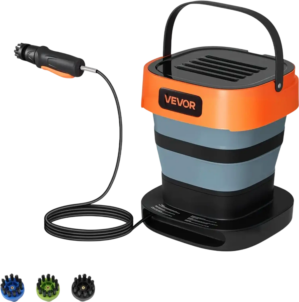 Vevor Pressure Washer Portable Cordless Foldable 2.64 Gal 109 PSI Power Washer New