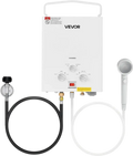 Vevor Water Heater Portable Propane Tankless 6L 41,000 BTU 1.58 GPM New