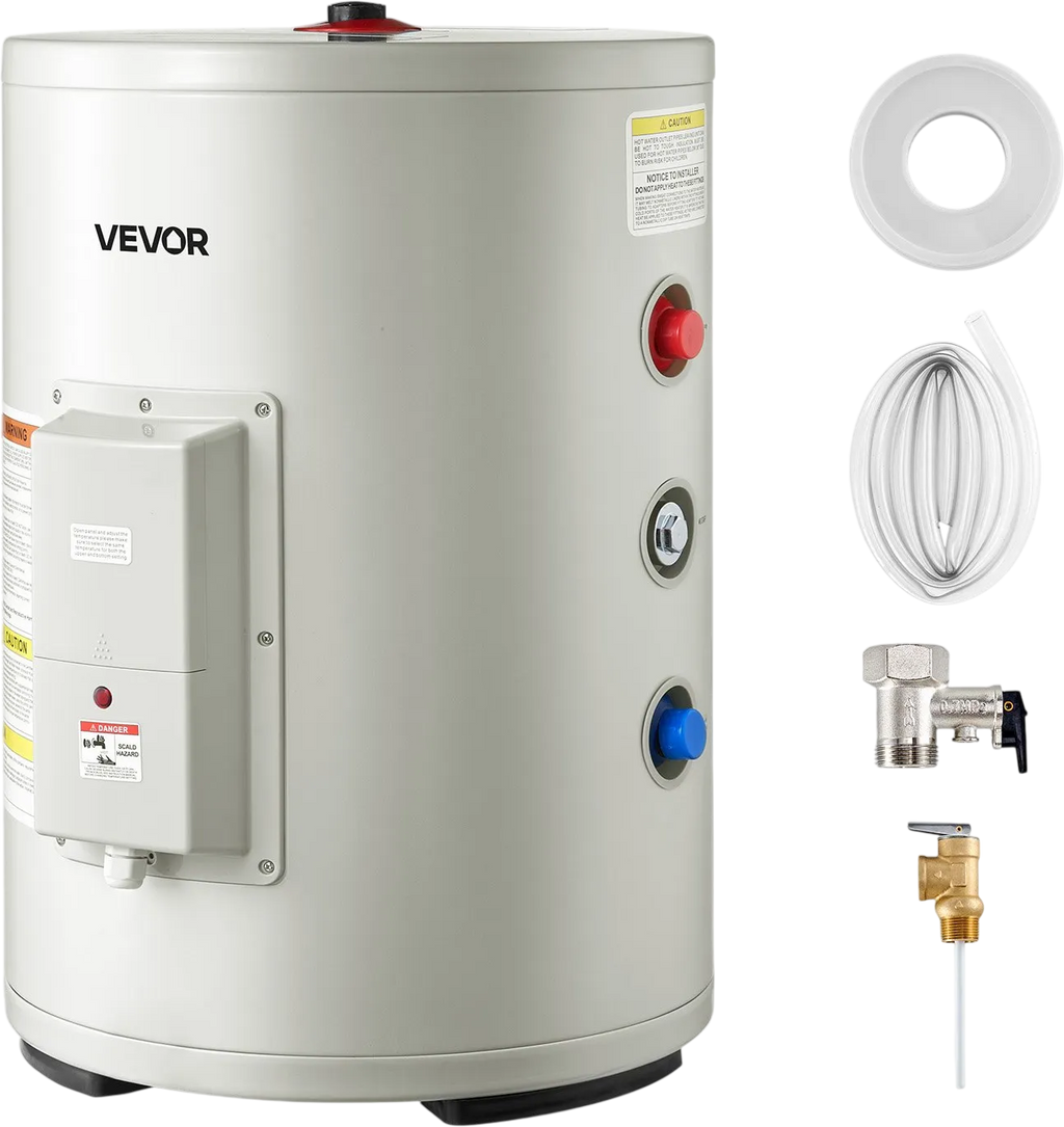 Vevor Electric Water Heater 12 Gal. Tank Point-of-Use 1600W 120V New
