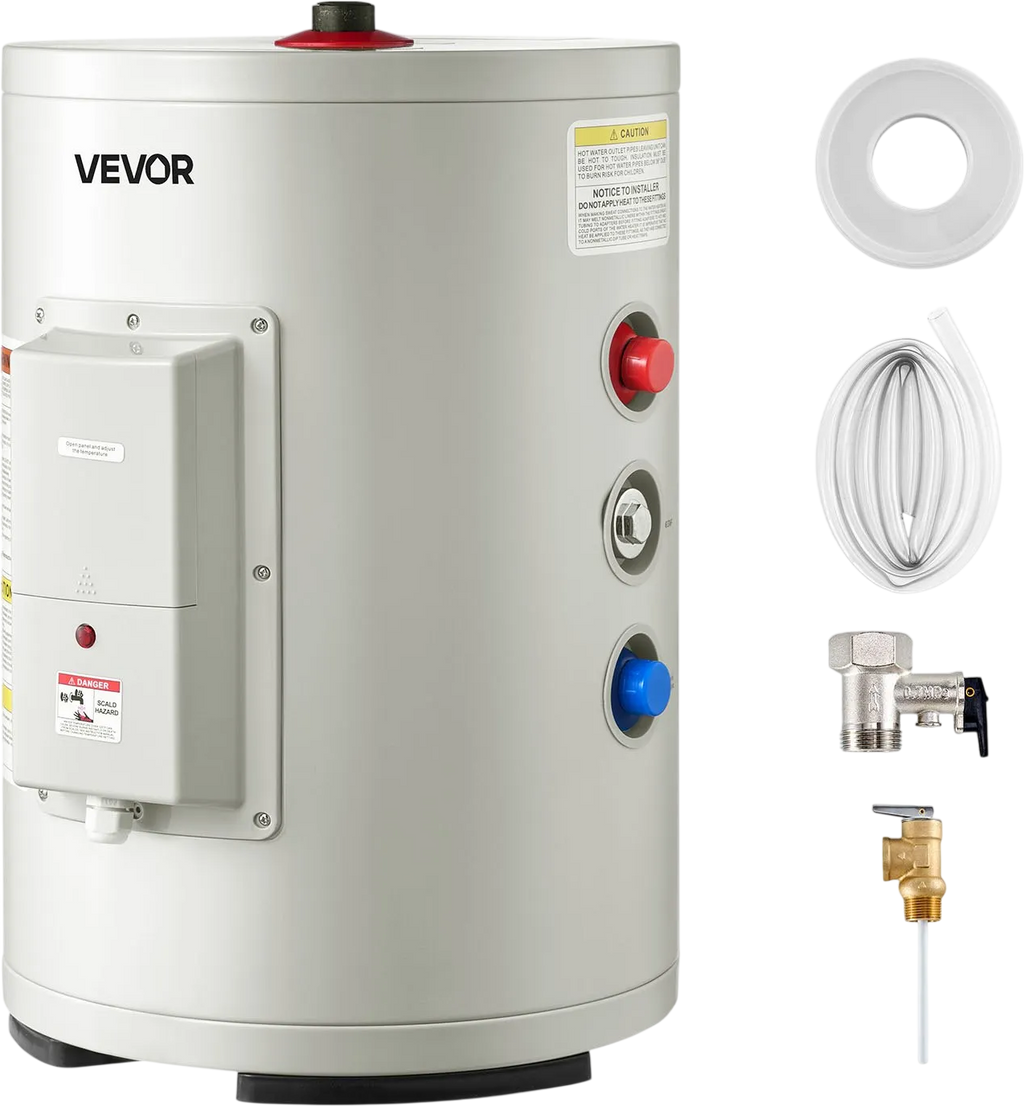 Vevor Electric Water Heater 6 Gal. Tank Point-of-Use 1800W 120V New